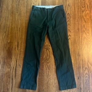 Crewcuts forest green khakis- 14 slim
